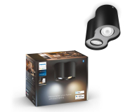 Philips Hue White ambiance Kinkiet Pillar podwójny (czarny) - 727985 - zdjęcie 1